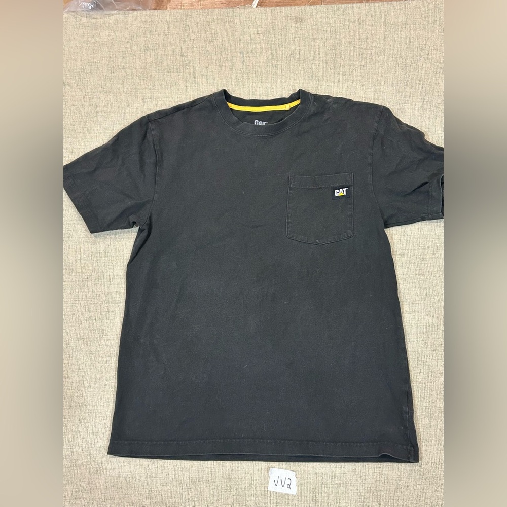 CAT Men's Black Short Sleeve Tee